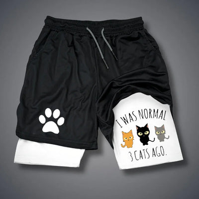 Running dog printed shorts,