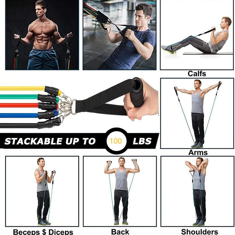 Resistance Bands Set Bodybuilding