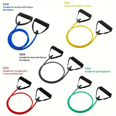 Resistance Bands With Handles Exercise