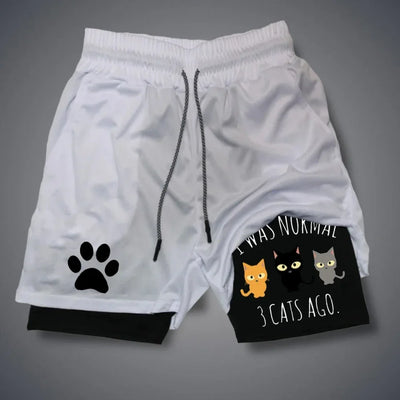 Running dog printed shorts,