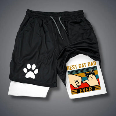 Running dog printed shorts,