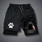 Running dog printed shorts,